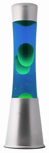 Lavalamp Blauw/Groen (groene was met rode gloed)