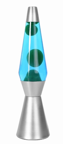 Lavalamp Bullet Blauw/Groen - 2e kansje