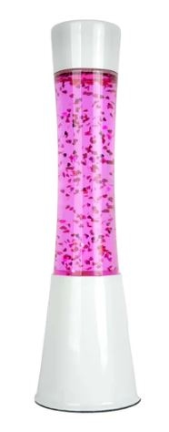 Glitterlamp Roze