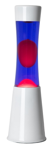 Lavalamp Wit Violet/Rood