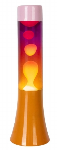 Lavalamp Oranje/Roze