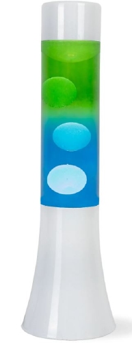 Lavalamp Wit Blauw/Groen