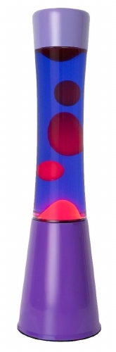 Lavalamp Paars - Violet/Rood - Inclusief reservelampje t.w.v €6,95