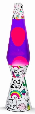 Lavalamp Bullet Unicorn - Violet/Roze  - 2e kansje