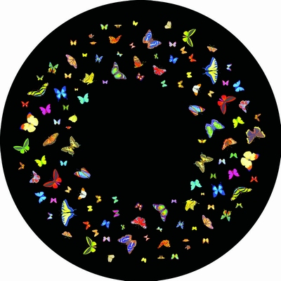 Effectwiel Gekleurde Vlinders voor Aura Led Projector