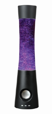 Glitterlamp met LED kleurenwissel en Bluetooth speaker - 2e kansje
