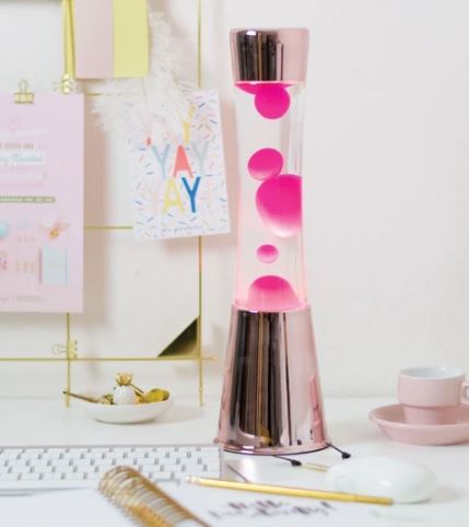 Lavalamp Roze
