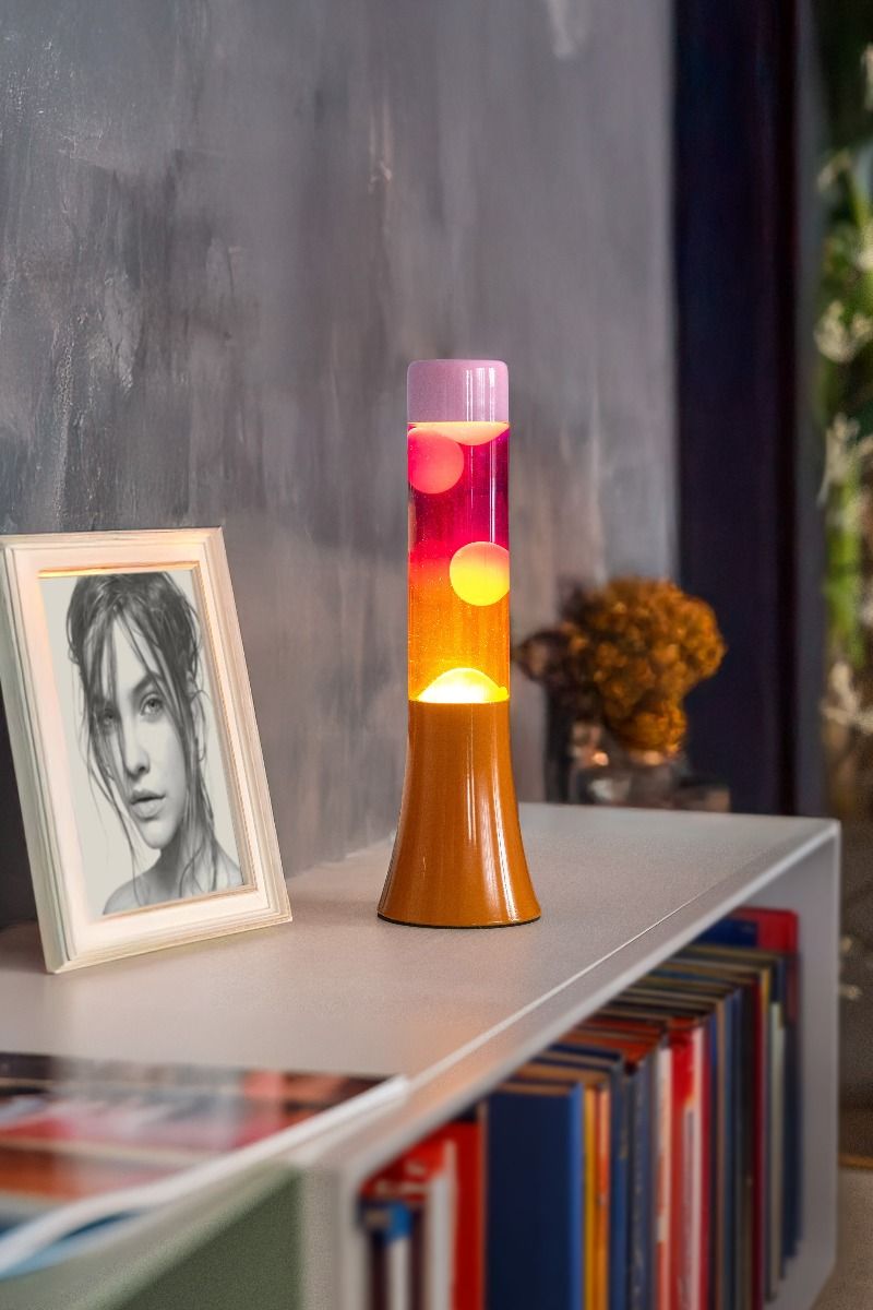 Lavalamp Oranje/Roze