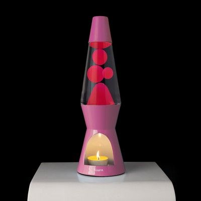 Theelicht lavalamp Roze