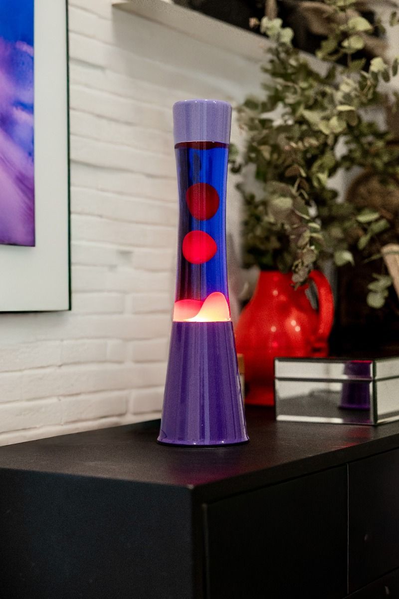 Lavalamp Paars - Violet/Rood